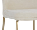Antique Brass Bergen Ivory Counter Stool Zeke by Matho Sun, view 6