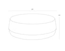 Large Gunmetal Coffee Table Creed by Matho Sun, view 6