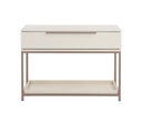 Large Champagne Gold Cream Nightstand Rebel by Matho Sun, view 4
