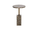Marble Look Dark Emperador End Table Mizani by Matho Sun, view 3
