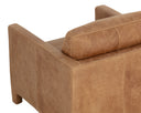 Camel Leather Lounge Chair Rodney by Matho Sun, view 5