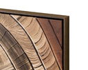 40" X 60" Deep Brown Floater Frame Nature Turning Point Iii by Matho Sun, view 2