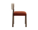 Dark Bronze Meg Rust / Terri Nutmeg Dining Chairs set of 2 Bayard by Matho Sun, view 3