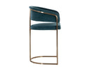 Gold Danny Teal Counter Stool Marris by Matho Sun, view 3
