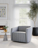 Liv Dove Lounge Chair Garrison Swivel by Matho Sun, view 8