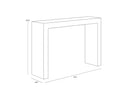 Black Console Table Axle by Matho Sun, view 5