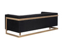 Abbington Black Sofa Ekon by Matho Sun, view 3
