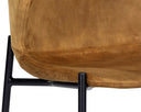 Nono Tapenade Gold Dining Chairs set of 2 Eric by Matho Sun, view 6