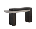 Dark Brown / Grey Console Table Herriot by Matho Sun, view 2