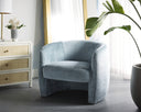 Bergen French Blue Lounge Chair Mircea by Matho Sun, view 5