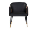 Napa Black / Napa Cognac Dining Armchair Carter by Matho Sun, view 2