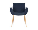 Belfast Navy Dining Armchair Lucano by Matho Sun, view 2