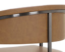 Gunmetal Milliken Cognac Barstool Marris by Matho Sun, view 8