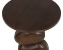 Medium Brown End Table Paplo by Matho Sun, view 5
