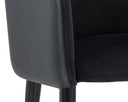 Abbington Black / Napa Black Dining Armchair Asher by Matho Sun, view 5