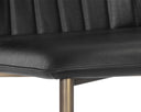 Bravo Black Dining Chairs set of 2 Clinton by Matho Sun, view 4