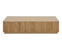 Rectangular Rustic Oak Coffee Table Kalla by Matho Sun, view 3