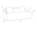 Merlot Sofa Astrid by Matho Sun, view 5