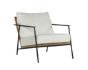 Stinson White Armchair Milan by Matho Sun, view 2