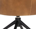Tobacco Tan Dining Chair Bretta Swivel by Matho Sun, view 7