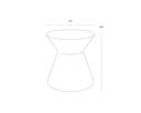 Black End Table Astley by Matho Sun, view 4