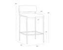 Abbington Black Counter Stool Mori by Matho Sun, view 6