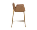 Milliken Cognac Counter Stool Lucano by Matho Sun, view 3
