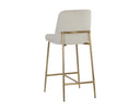 Antique Brass Bergen Ivory Counter Stool Zeke by Matho Sun, view 4