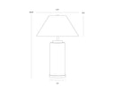 Caramel Cream Marble Table Lamp Cilla by Matho Sun, view 5