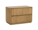 Large Rustic Oak Nightstand Kalla by Matho Sun, view 2