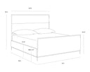 King Zenith Alabaster Bed Yasmine by Matho Sun, view 4