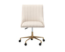 Beige Linen Office Chair Halden by Matho Sun, view 3