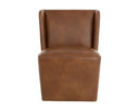 Tobacco Tan Dining Chair Amita Wheeled by Matho Sun, view 2