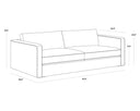 Liv Wicker Sofa Adrian by Matho Sun, view 6