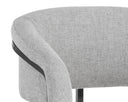 Gunmetal Belfast Heather Grey Dining Armchair Marris by Matho Sun, view 6