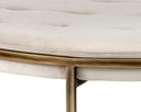 Round Piccolo Prosecco Ottoman Ethel by Matho Sun, view 4