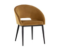 Black Gold Sky Dining Armchair Thatcher by Matho Sun