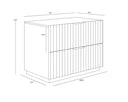 Taupe Nightstand Carlin by Matho Sun, view 8