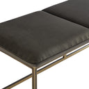 Rustic Bronze Piccolo Pebble Bench Alley by Matho Sun, view 4