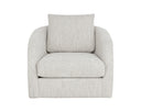 Sauble Greige Lounge Chair Wexford Swivel by Matho Sun, view 2
