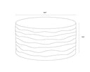 Large Black Coffee Table Corey by Matho Sun, view 5