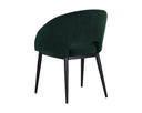 Black Deep Green Sky Dining Armchair Thatcher by Matho Sun, view 3