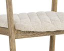Weathered Oak Dove Cream Counter Stool Jeremy by Matho Sun, view 5