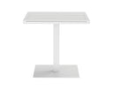 Square White 32" Bistro Table Merano by Matho Sun, view 2