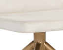Vienna Cream Dining Chair Hilda Swivel by Matho Sun, view 6