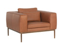 Behike Saddle Leather Armchair Burr by Matho Sun