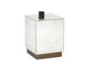 White Marble End Table Daines by Matho Sun