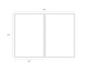 40" X 60" Gold Floater Frame Nature Fluidity (Set Of 2) by Matho Sun, view 4