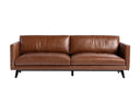 Shalimar Tobacco Leather Sofa Rogers by Matho Sun, view 2