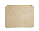 Large Travertine Look Planter Leilani by Matho Sun, view 2